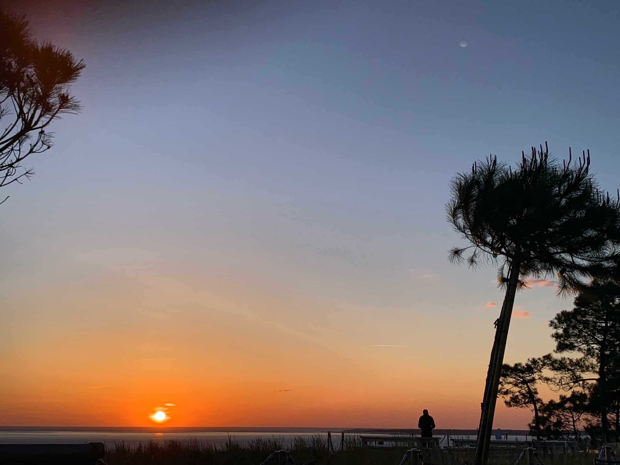 coucher de soleil Arcachon