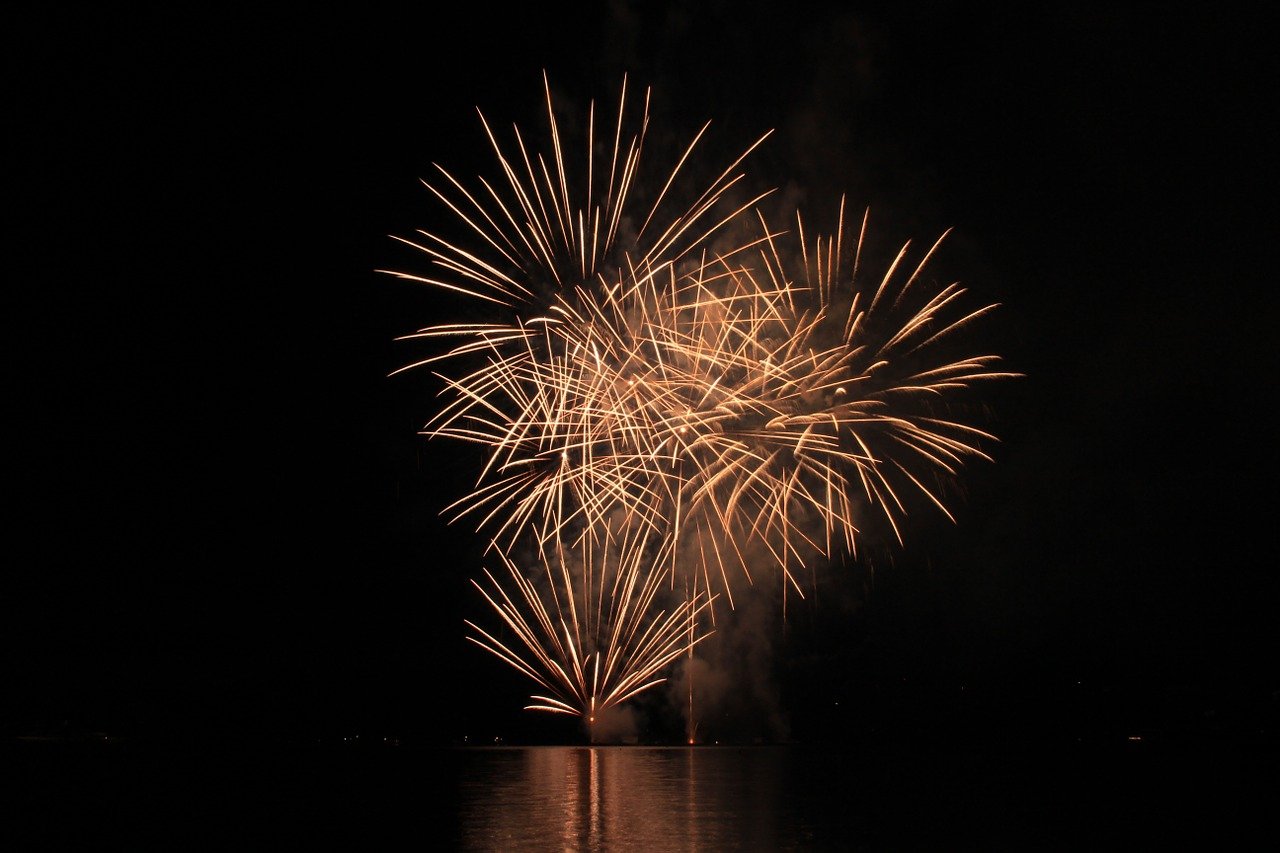 artifice - firework - flotte