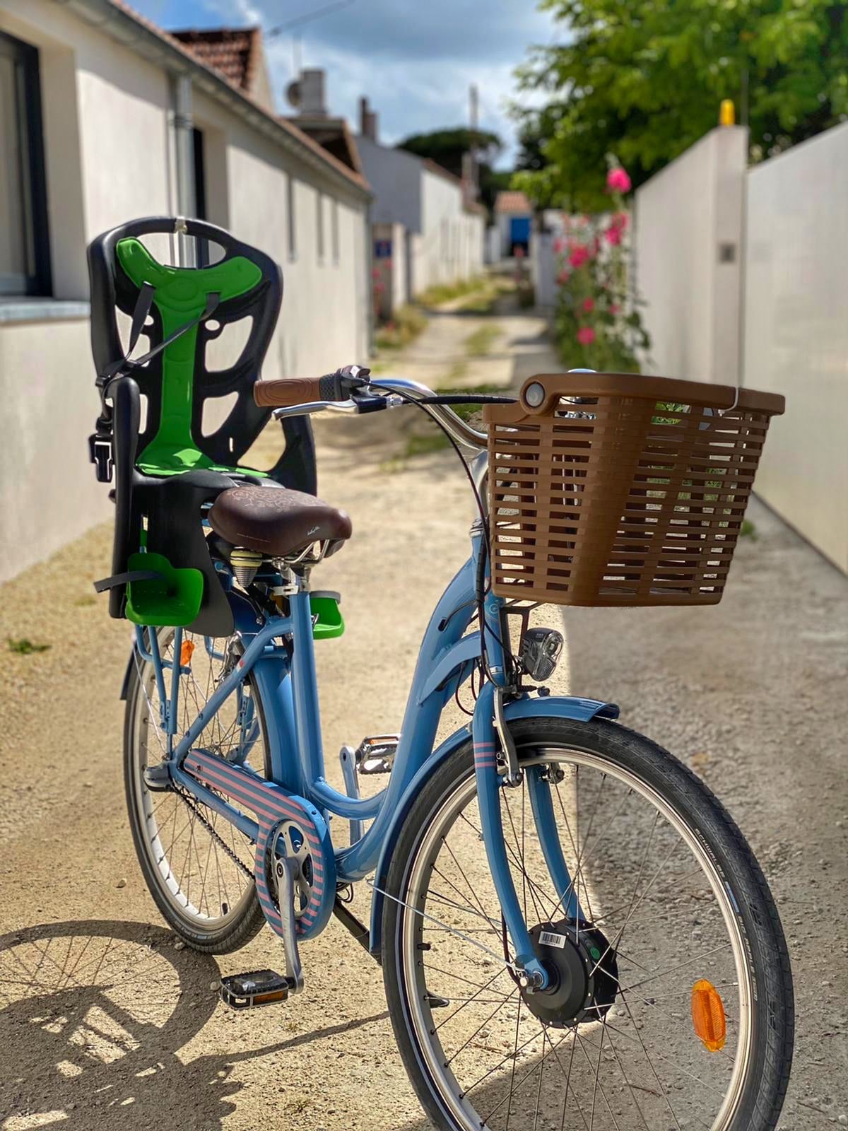 porte bébé vélo ile de ré - oléron - arcachon