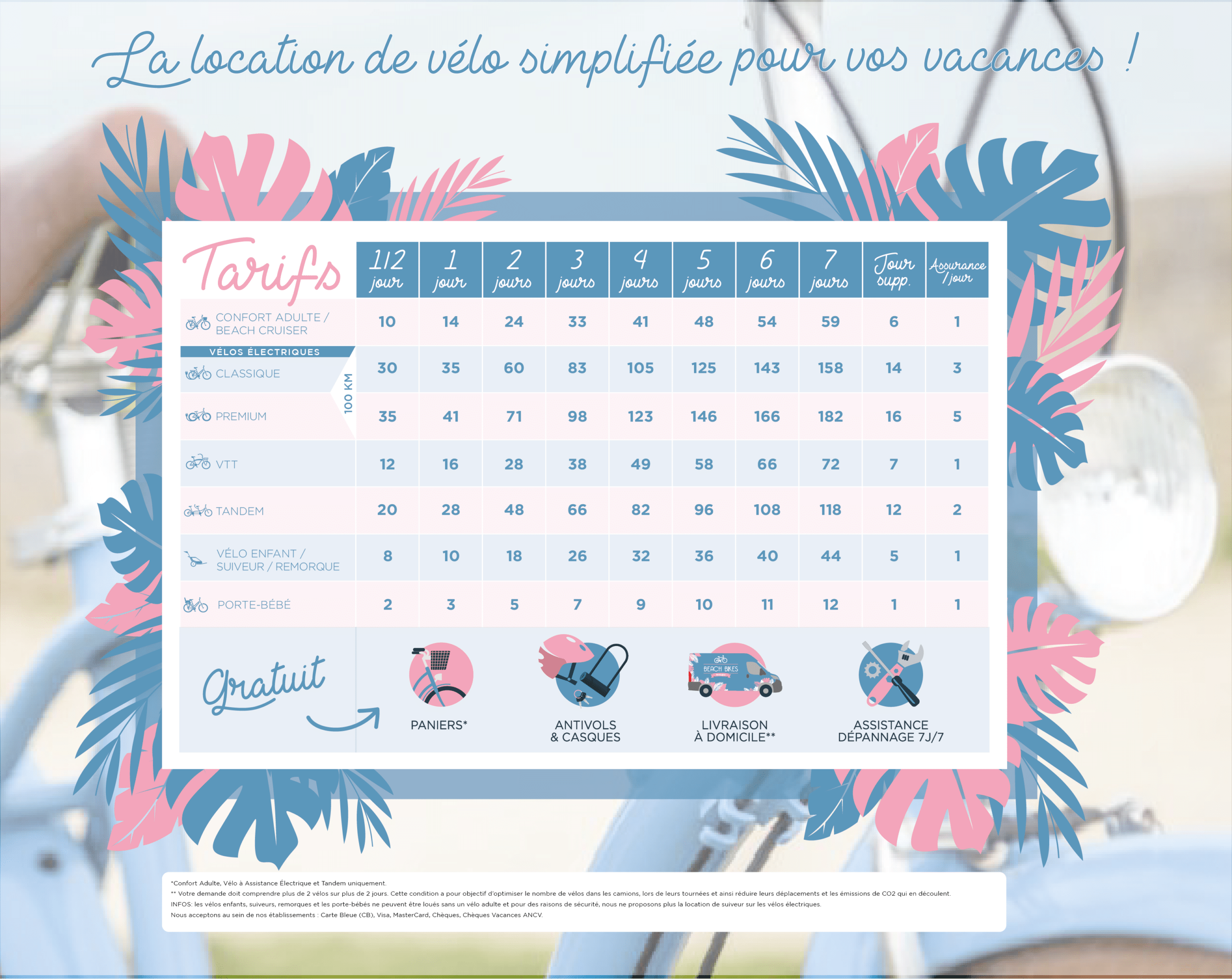 tarifs-location-velo-cap-ferret-beach-bikes arifs-location-velo-cap-ferret-beach-bikes