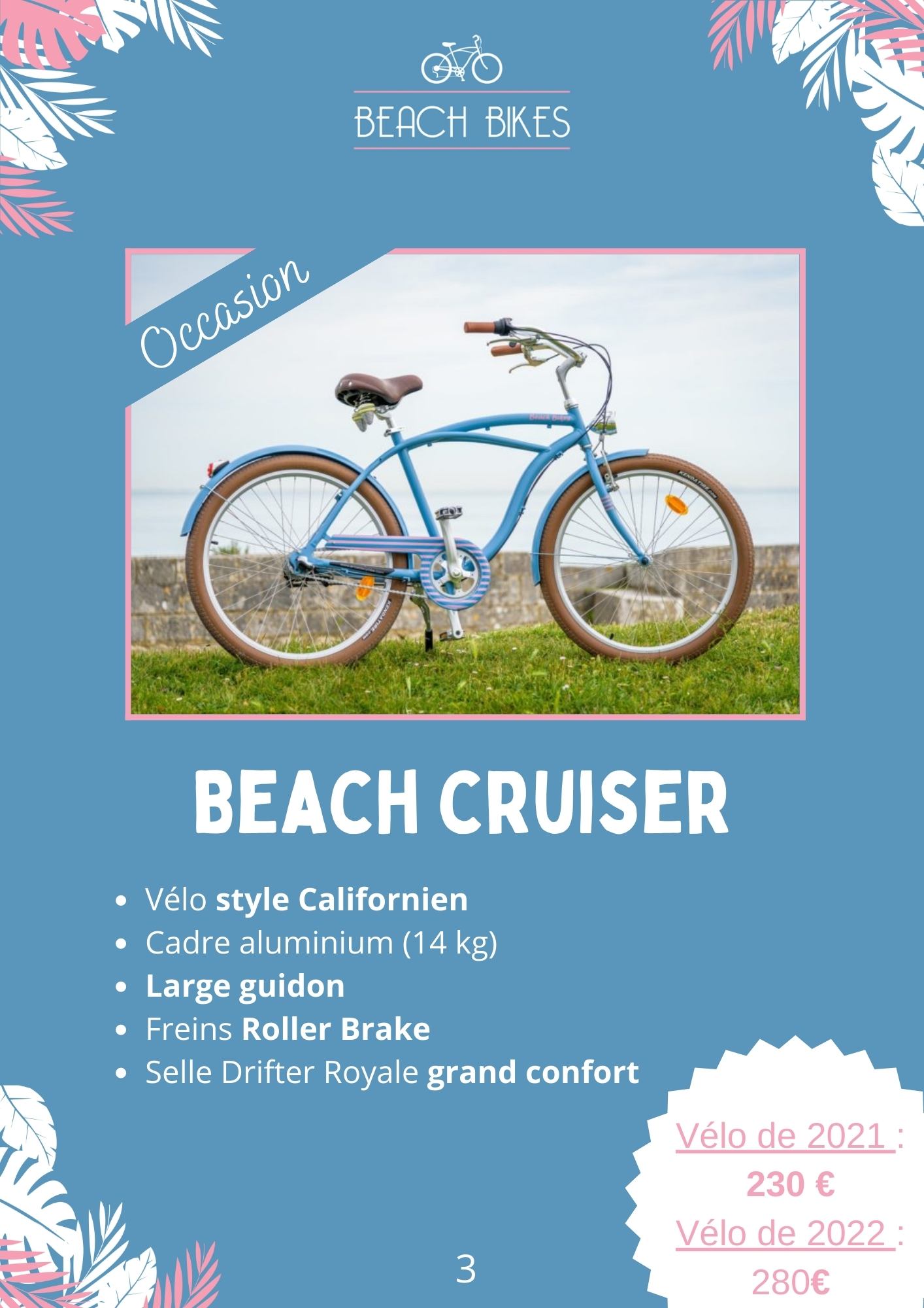 achat velo beach cruiser occasion