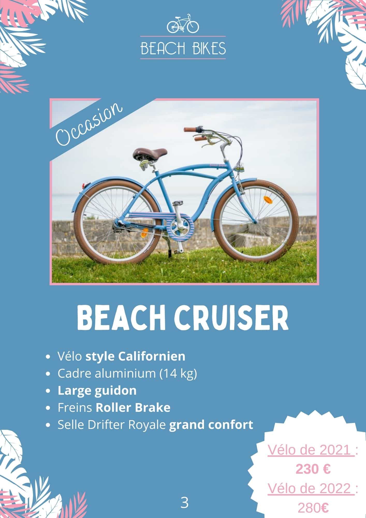 achat velo beach cruiser occasion