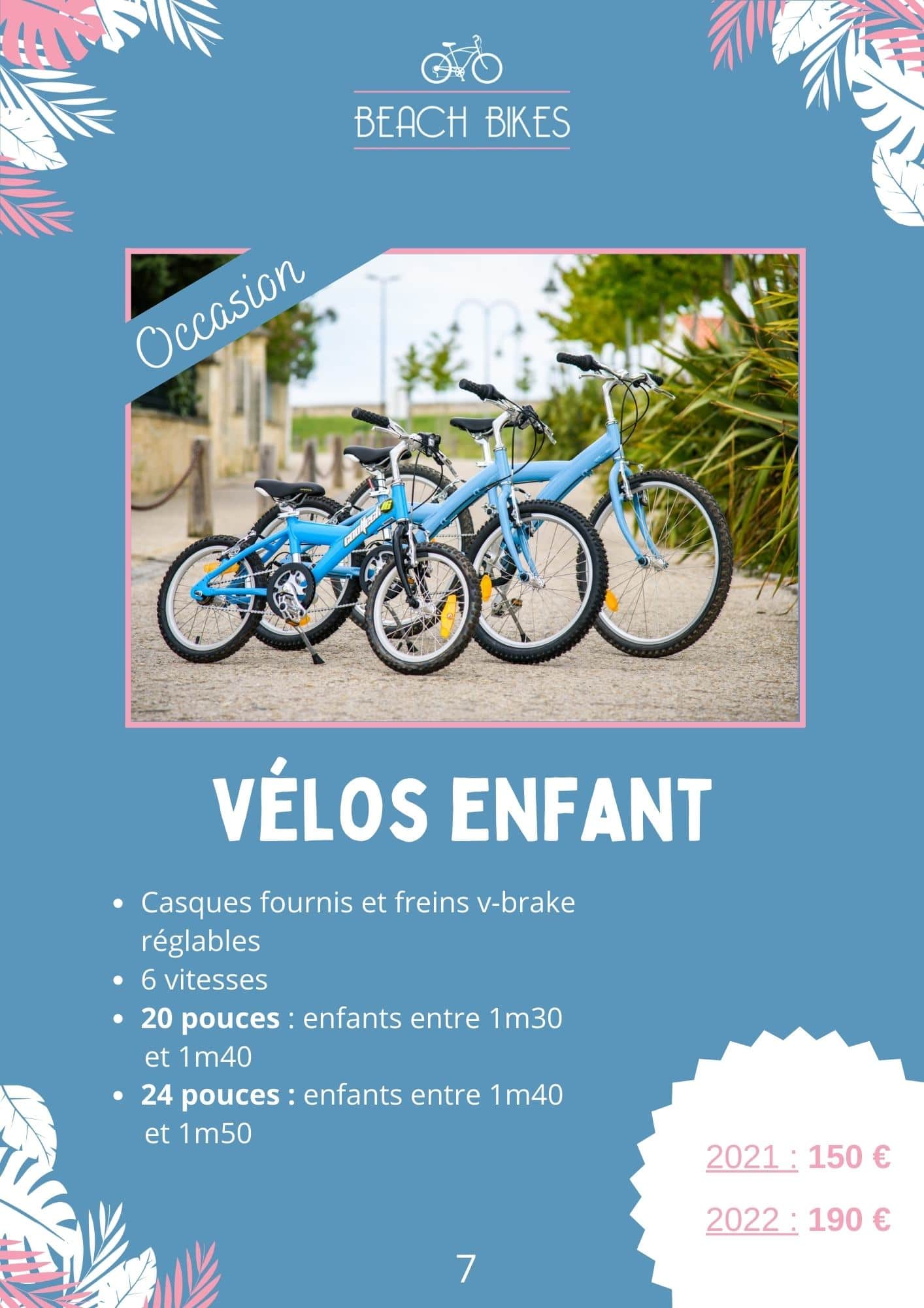 Vélos enfant occasion achat