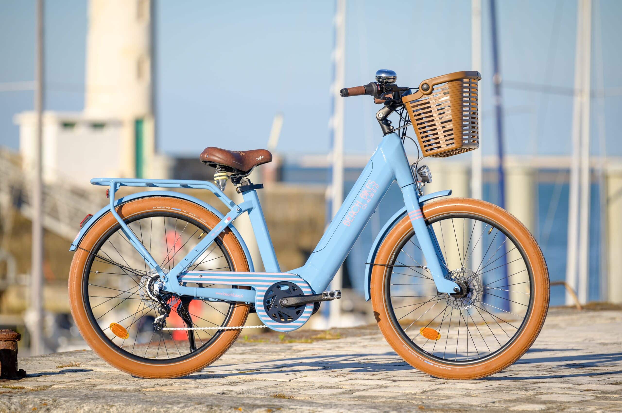 Un vélo à assistance électrique en location.