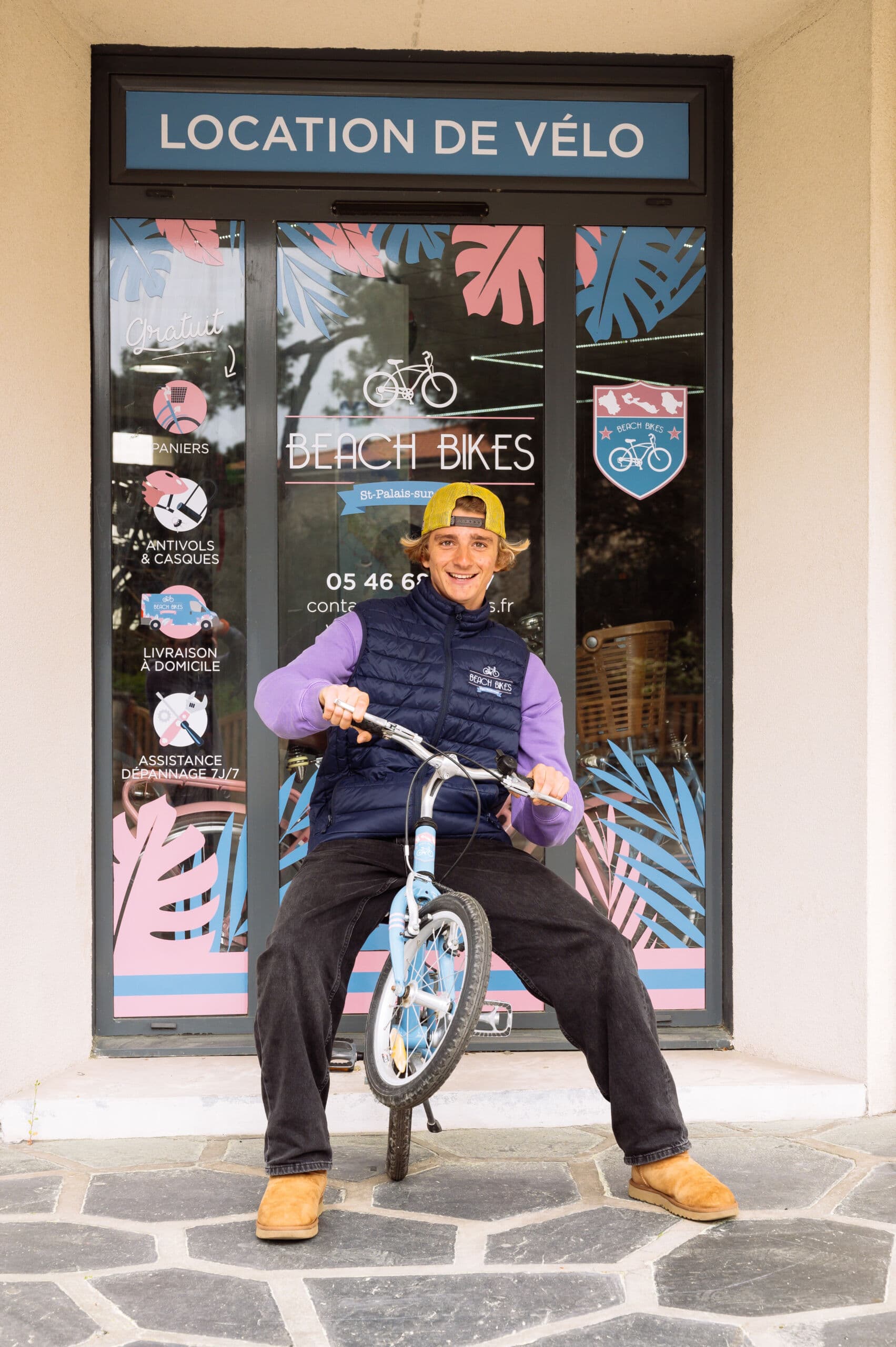 boutique beach bikes saint palais sur mer